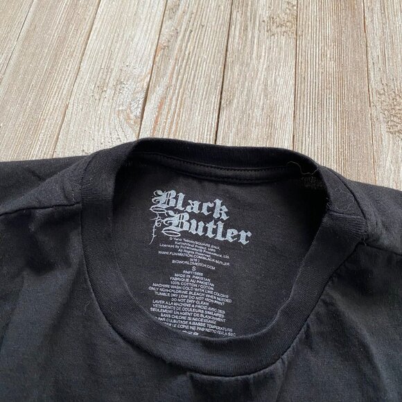 Black Butler Juniors S Faustian Contract Symbol Muscle Tee Tank Sebastian Ciel - Picture 11 of 12